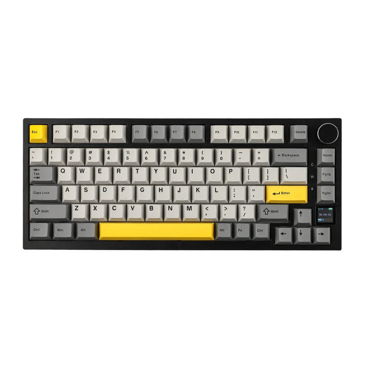 Ajazz AK820 Pro Wireless RGB Mechanical Keyboard – Grey with Flying Fish and Gift switches