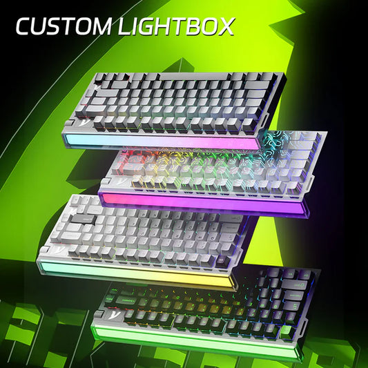 ATTACK SHARK R85 HE Rapid Trigger Keyboard Magnetic Switch with Custom Lightbox