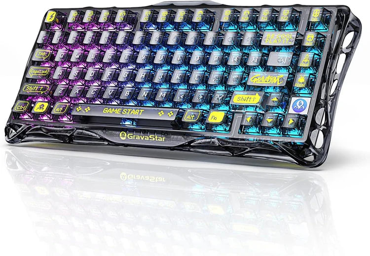 Mercury K1 Lite – Transparent Black Mechanical Keyboard