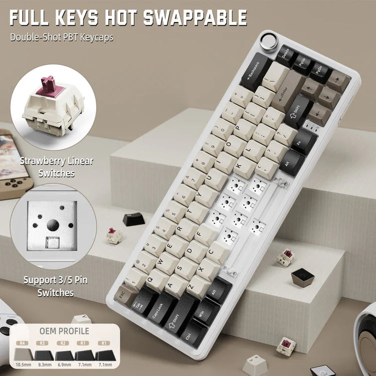 ATTACK SHARK X66 Wireless Mechanical Keyboard
