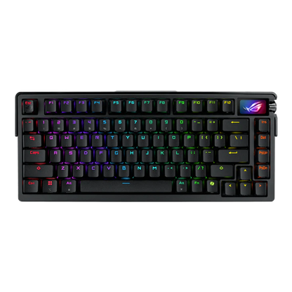 ASUS ROG Azoth Wireless Keyboard – 75% Custom, OLED Screen, NX Snow Switches, Gasket Mount, PBT Keycaps